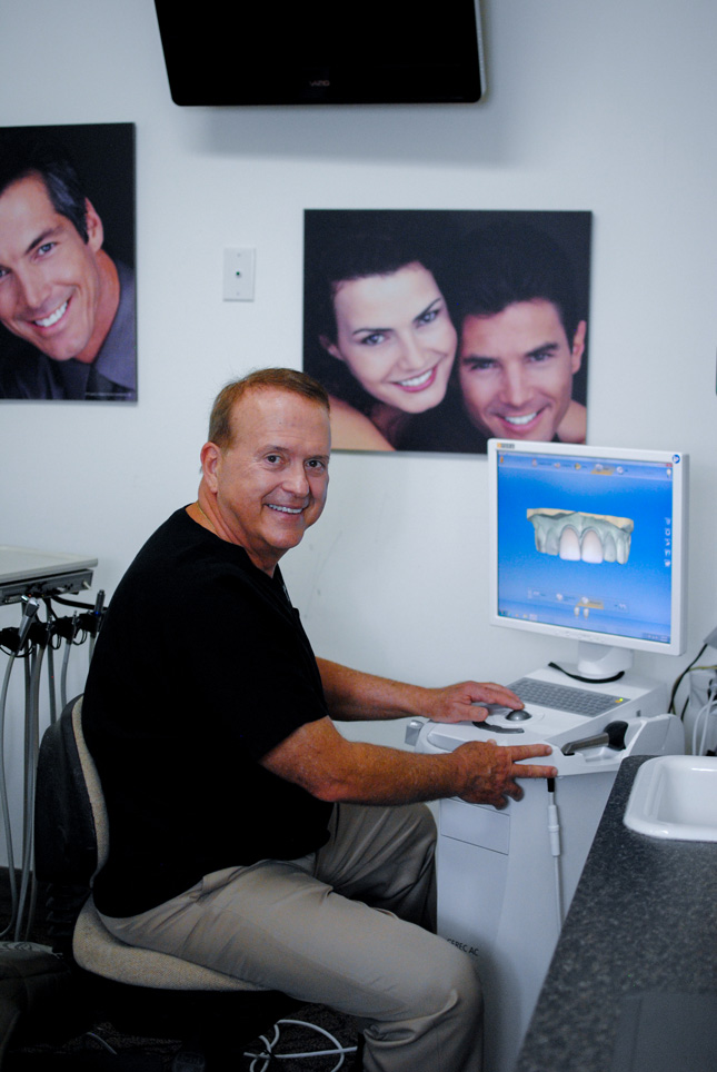 dr. parma working with CEREC